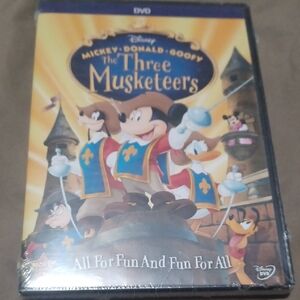 Disney The Three Musketeers DVD - Blue and Gold Cover